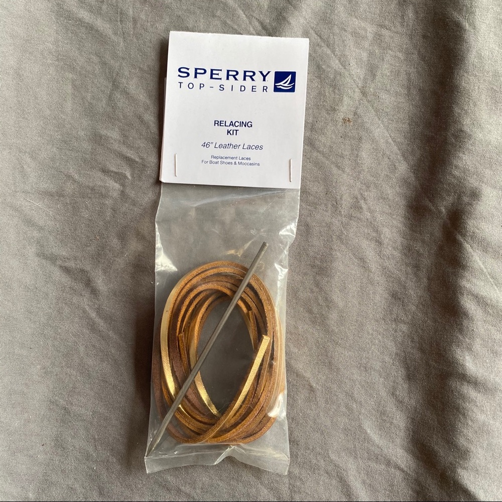 Gold Metallic Sperry Laces